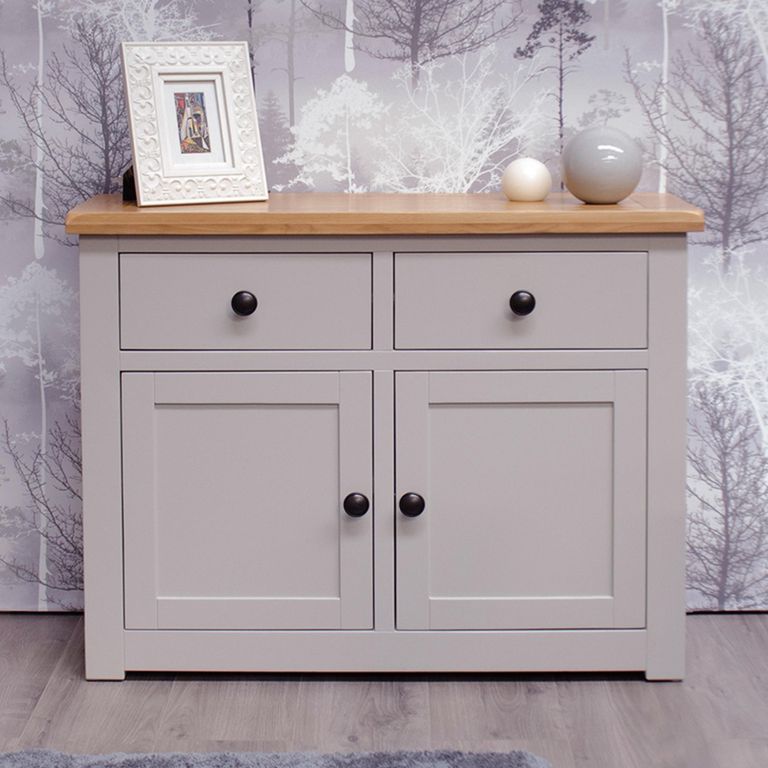 Diamond Painted Sideboard - 2 Door - Small - 96cm