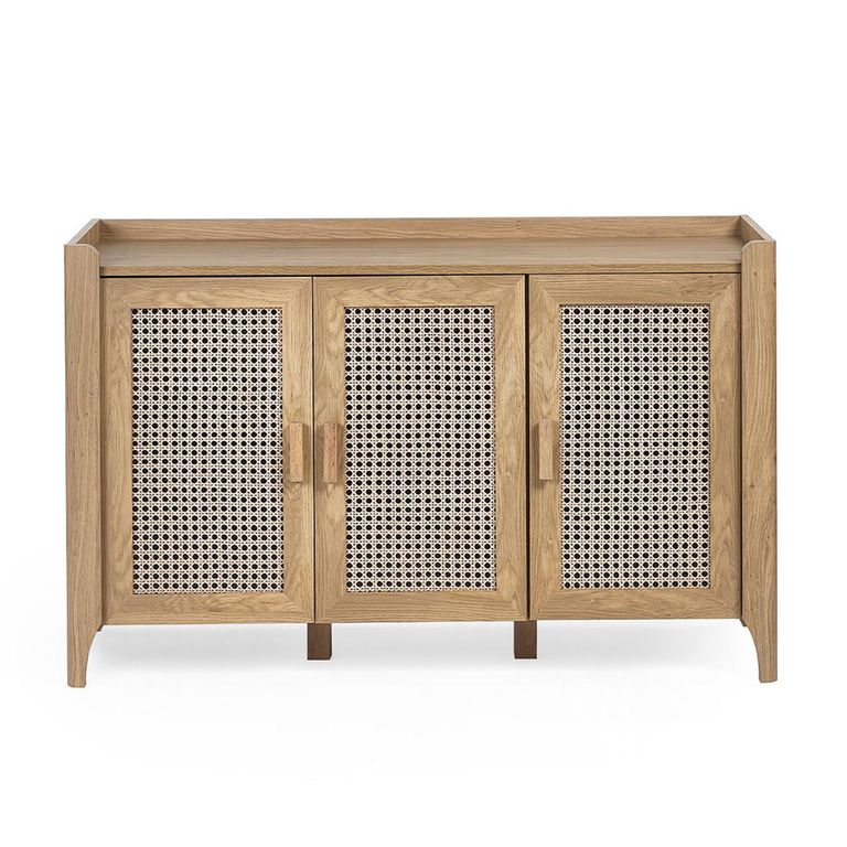 Sydney Sideboard - 120cm - Small - 3 Door - Faux Rattan