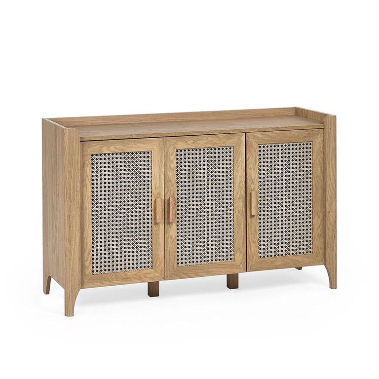 Sydney Sideboard - 120cm - Small - 3 Door - Faux Rattan