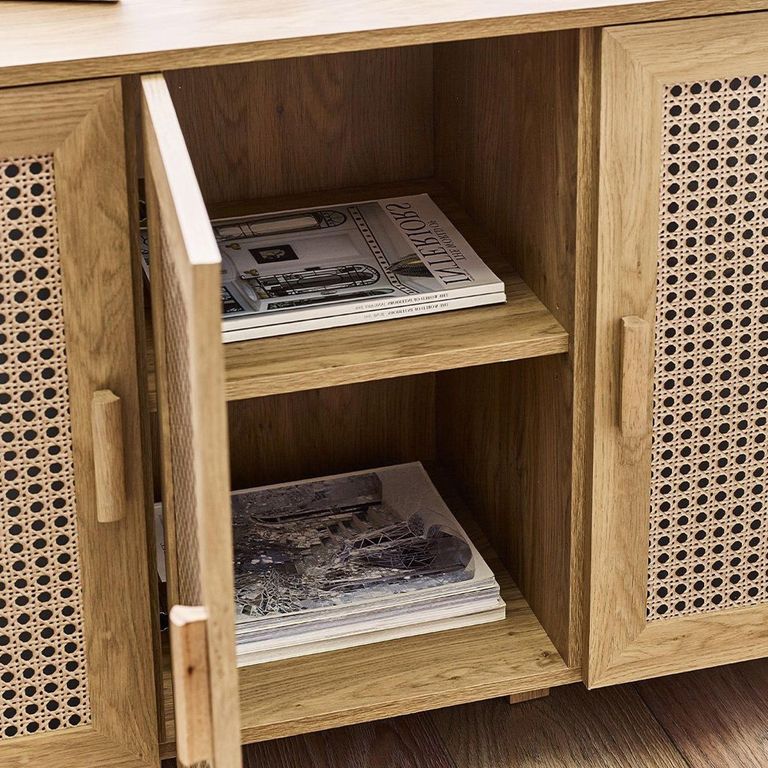 Sydney Sideboard - 120cm - Small - 3 Door - Faux Rattan