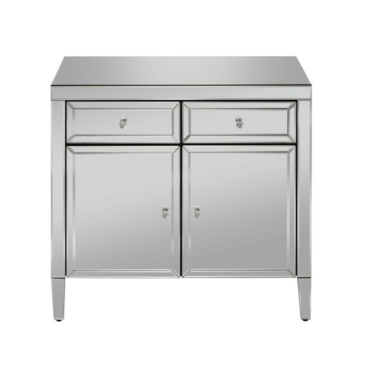Valencia Small Sideboard - 90cm - 2 Door - Mirrored