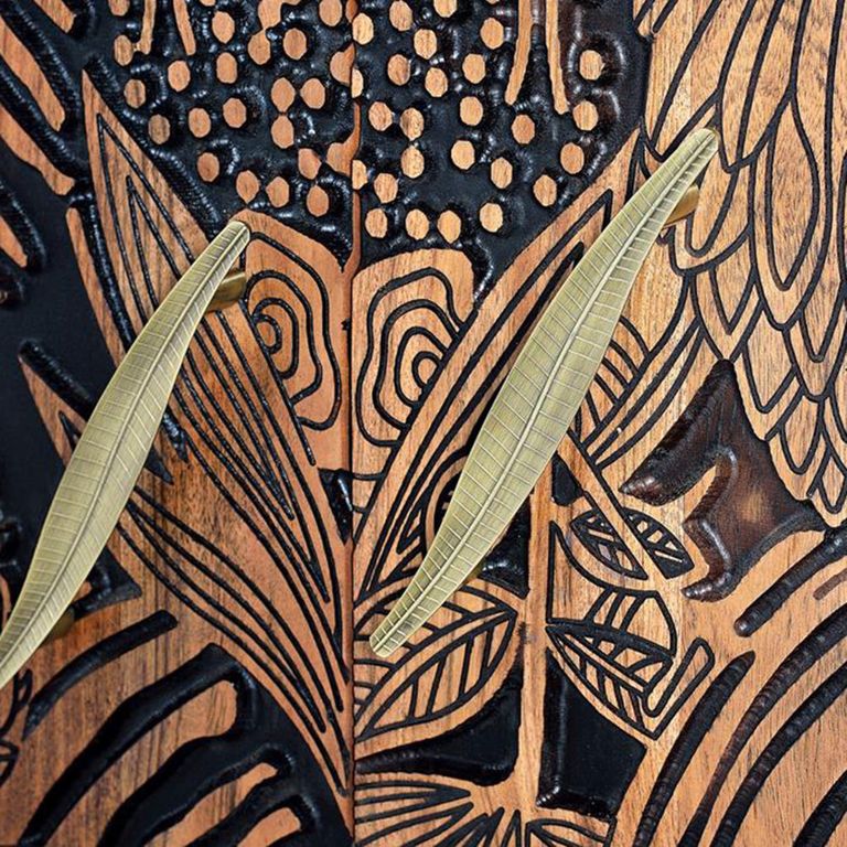 Valentia Artisan 4 Door Extra Large Sideboard - 190cm - Acacia Wood