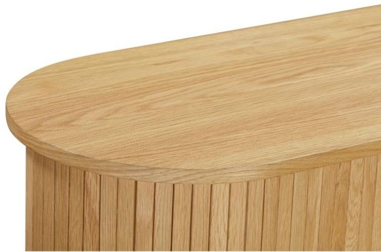 Vermont Oak Effect Sideboard - 2 Door - Small -  45cm