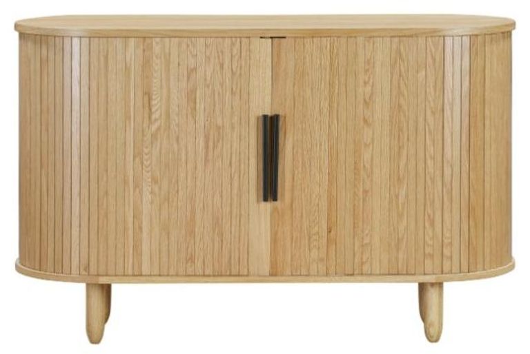 Vermont Oak Effect Sideboard - 2 Door - Small -  45cm