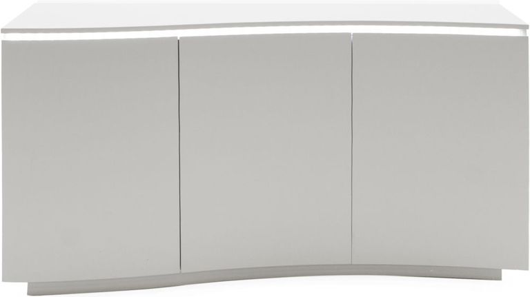 Lazzaro Sideboard with LED - Light Grey Matt