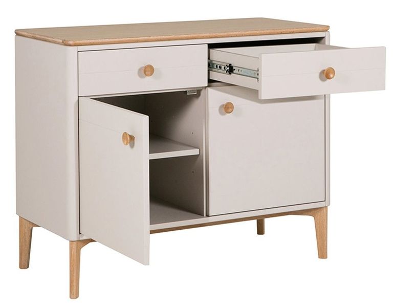 Marlow Small Sideboard - 2 Door - 2 Drawer - Cashmere Oak