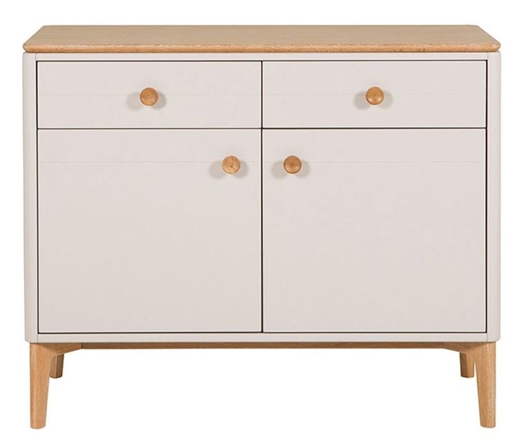 Marlow Small Sideboard - 2 Door - 2 Drawer - Cashmere Oak