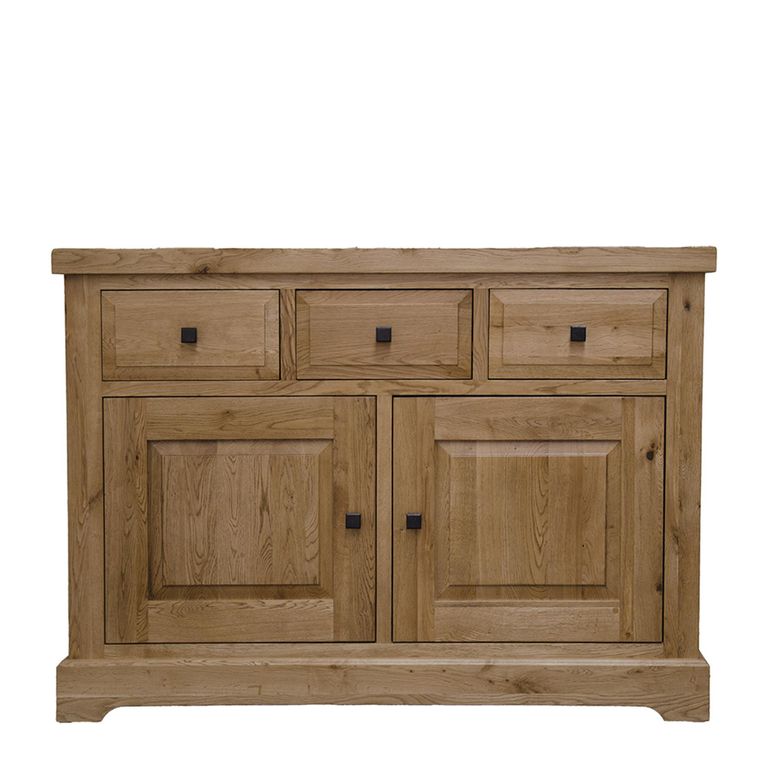Deluxe Sideboard - 2 Door - Medium - 130cm - Oak