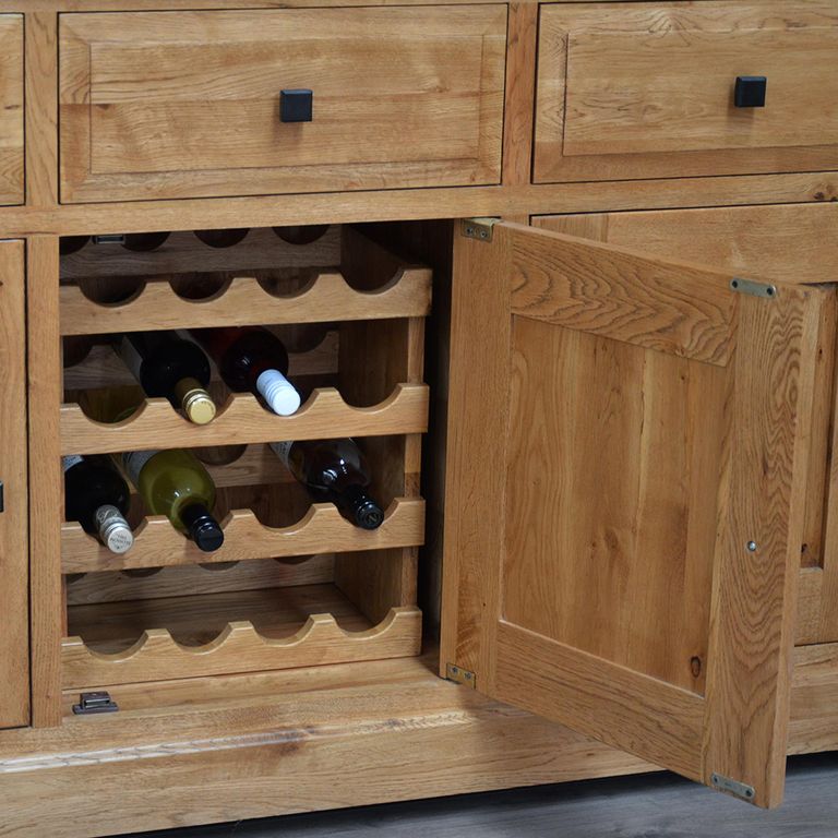 Deluxe Sideboard - 3 Door - Large - 159cm - Oak