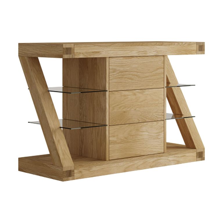 Z Designer Sideboard - Small - 115cm - Oak