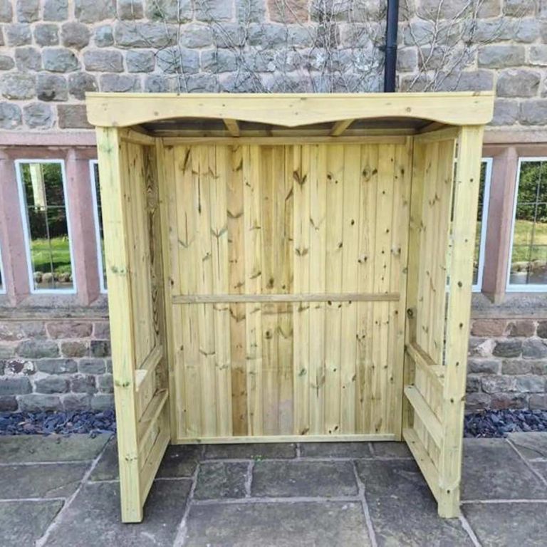 Churnet Valley Timber Wood Poly Roof Garden Large Smoking Shelter
