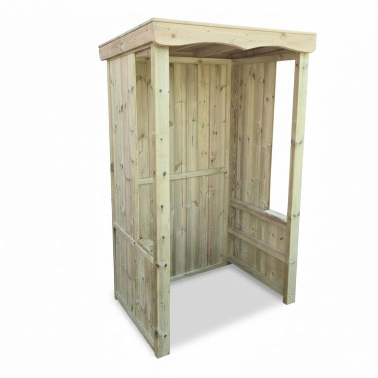 Churnet Valley Timber Wood Poly Roof Garden Small Smoking Shelter