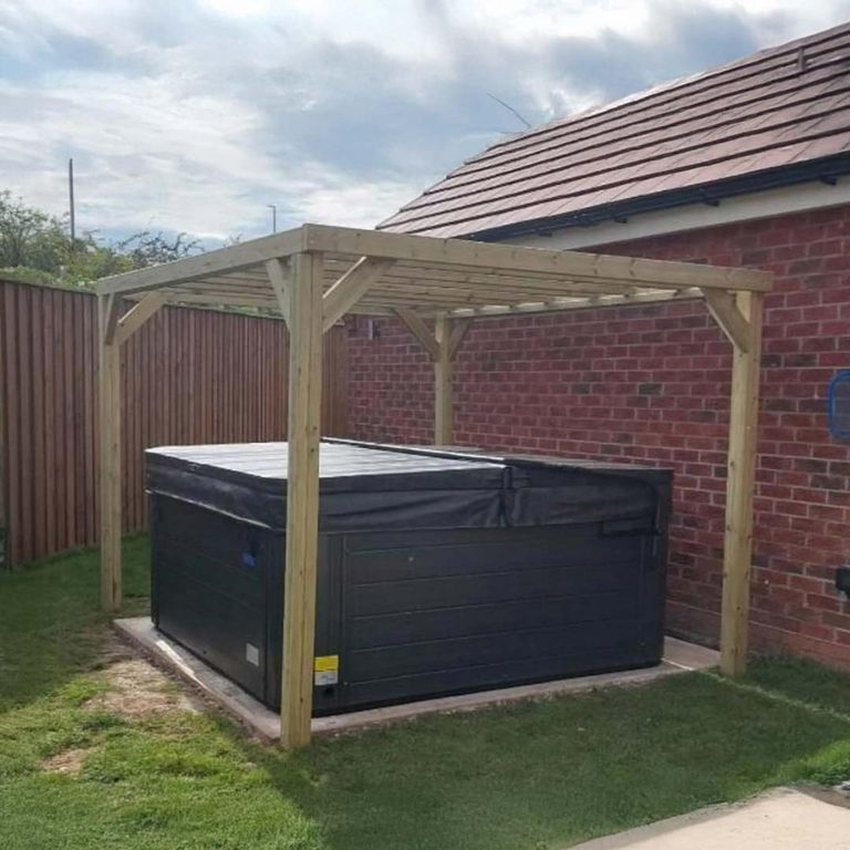 Traditional Garden Pergola - Timber Wood