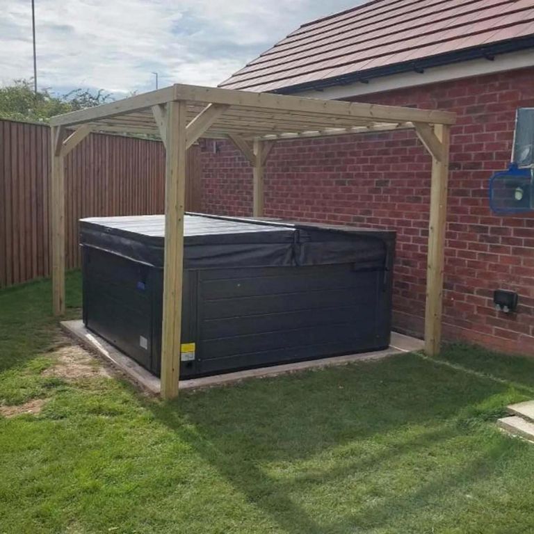 Traditional Garden Pergola - Timber Wood