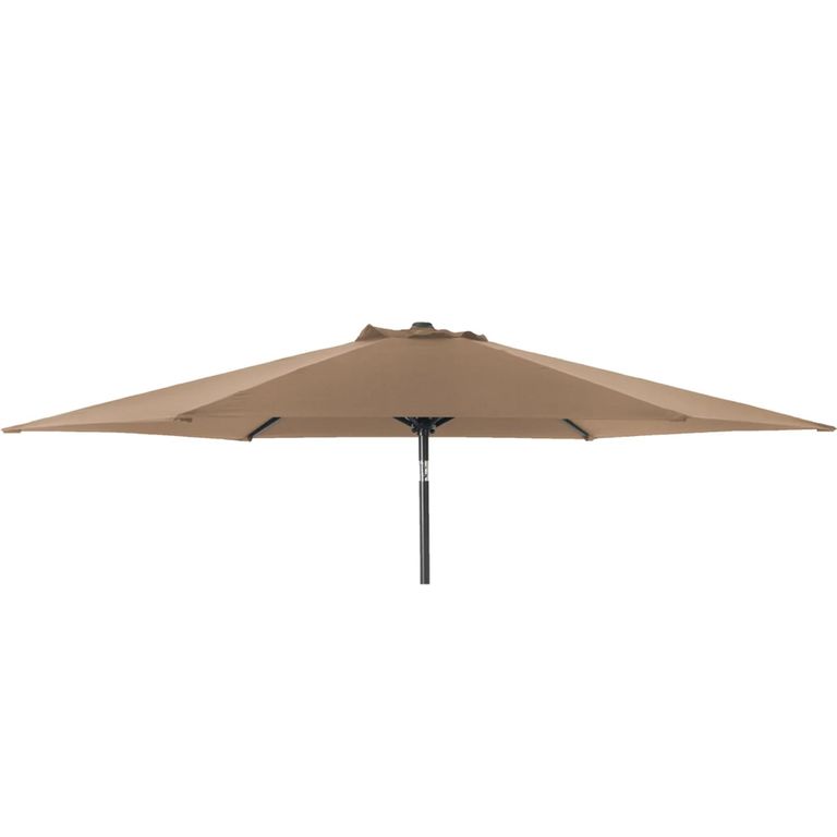 Outdoor Parasol - 300cm - Round - Aluminium Tilting - with Granite Base - Taupe