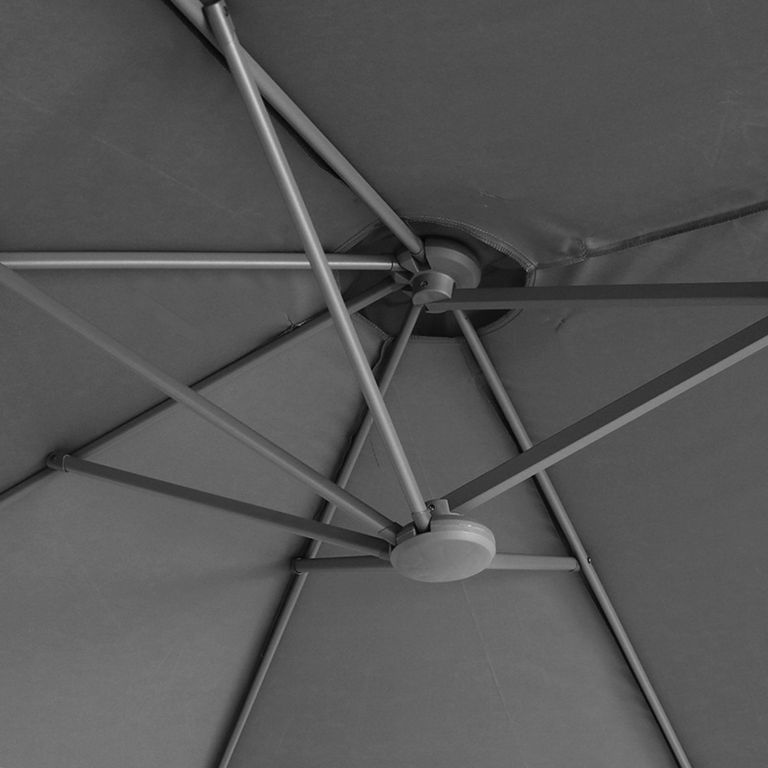 Capri Outdoor Parasol - 2.2cm x 4cm - Charcoal Grey