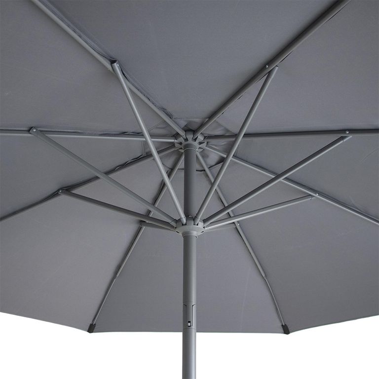 Capri Outdoor Parasol - 2.7cm - Round - Charcoal Grey