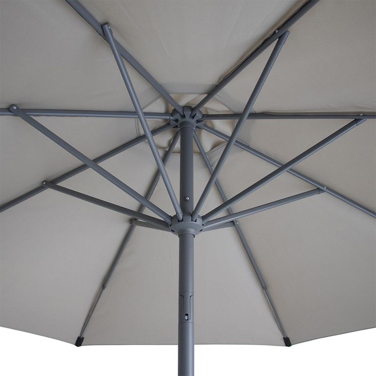 Capri Outdoor Parasol - 2.7cm - Round - Clay Beige