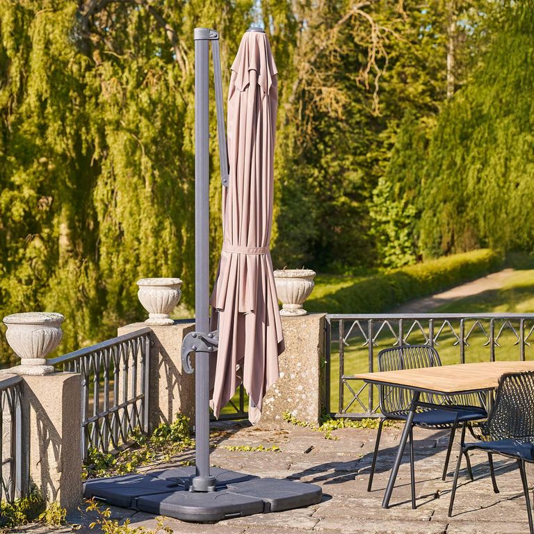 Baza Hanging Parasol - Sand - Metal - 295cm x 295cm