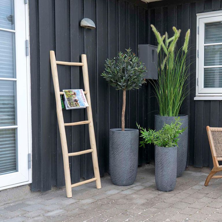 Decorative Ladder - Teak Wood - Natural