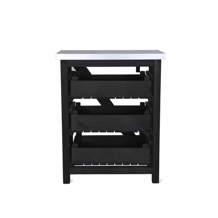 Moreton Outdoor Black Garden Shed Unit