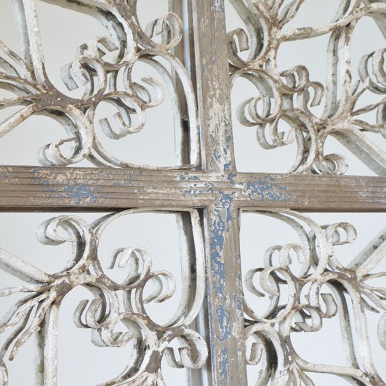 Wall Mirror - Round - Rustic Vintage Style