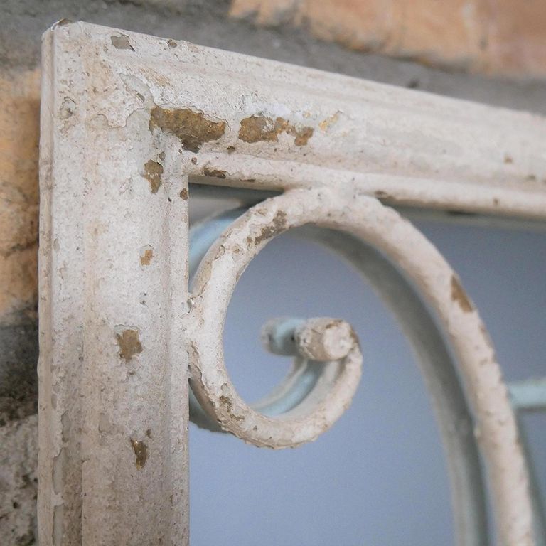 Wall Mirror - Rectangular - White Rustic