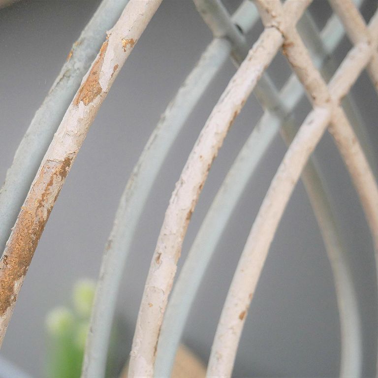 Wall Mirror - Rectangular - White Rustic