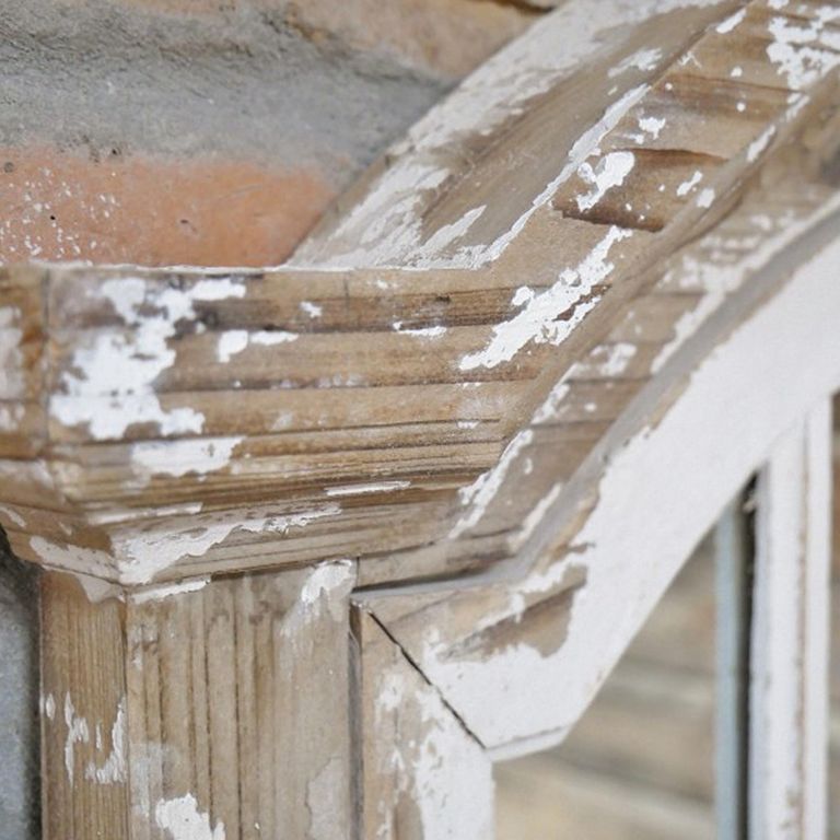 Wall Mirror - Rectangular - White Window Look