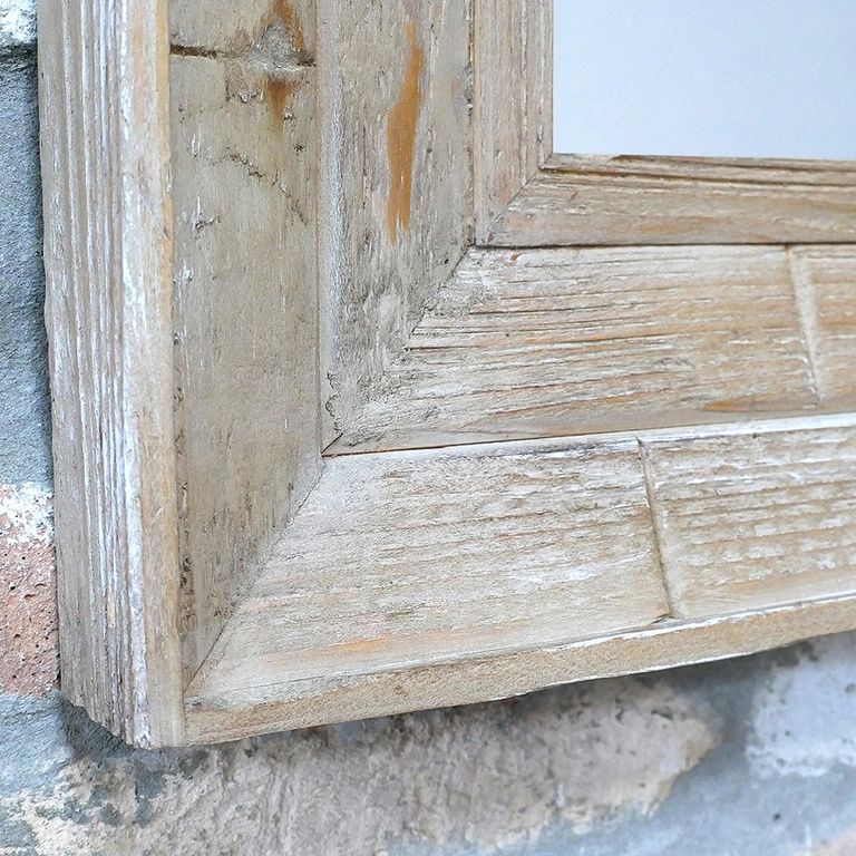 Wall Mirror - Rectangular - Wooden Frame