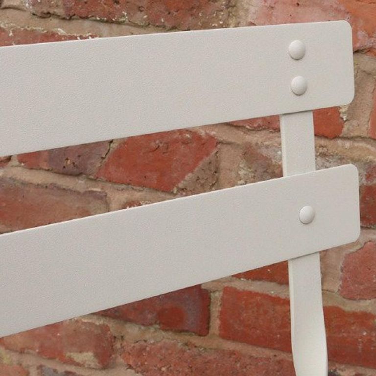 Padstow Bistro Set - 2 Seater - 60cm - Round - Champagne Metal