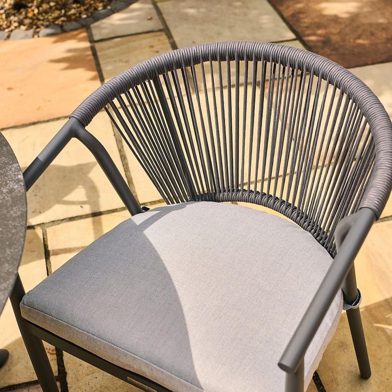 Kyoto Garden Dining Set - 4 Seater - 110cm - Round - Ceramic - 4 Chairs