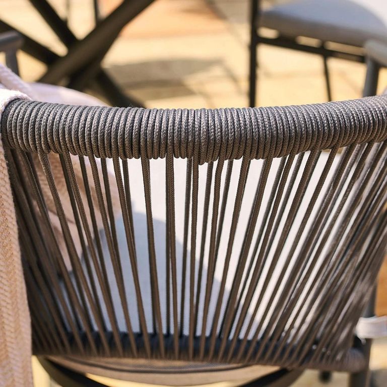 Kyoto Garden Dining Set - 4 Seater - 110cm - Round - Ceramic - 4 Chairs