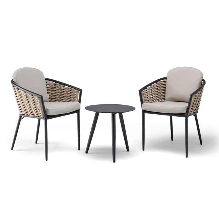 Pavilion Bistro Set - Round - Rattan - 2 Chairs