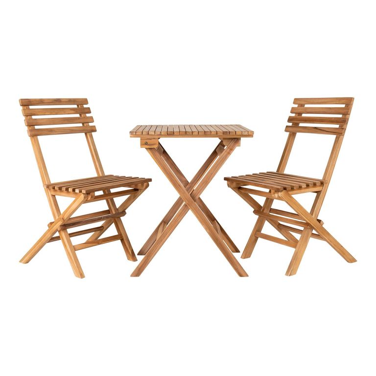 Cuenca Cafe Set - 2 Seater - Square - Teak Wood