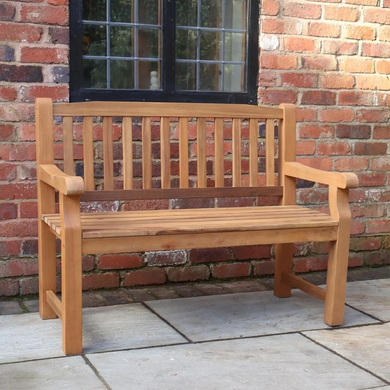 Turnbury Garden Bench - 2 Seater - Acacia Wood