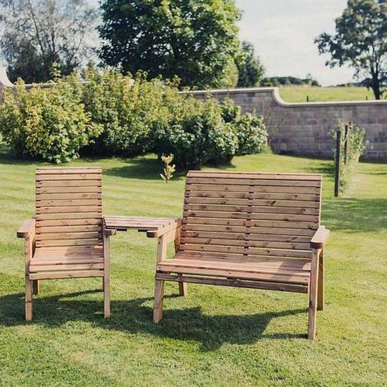 Churnet Valley Redwood Angled Garden Trio Set