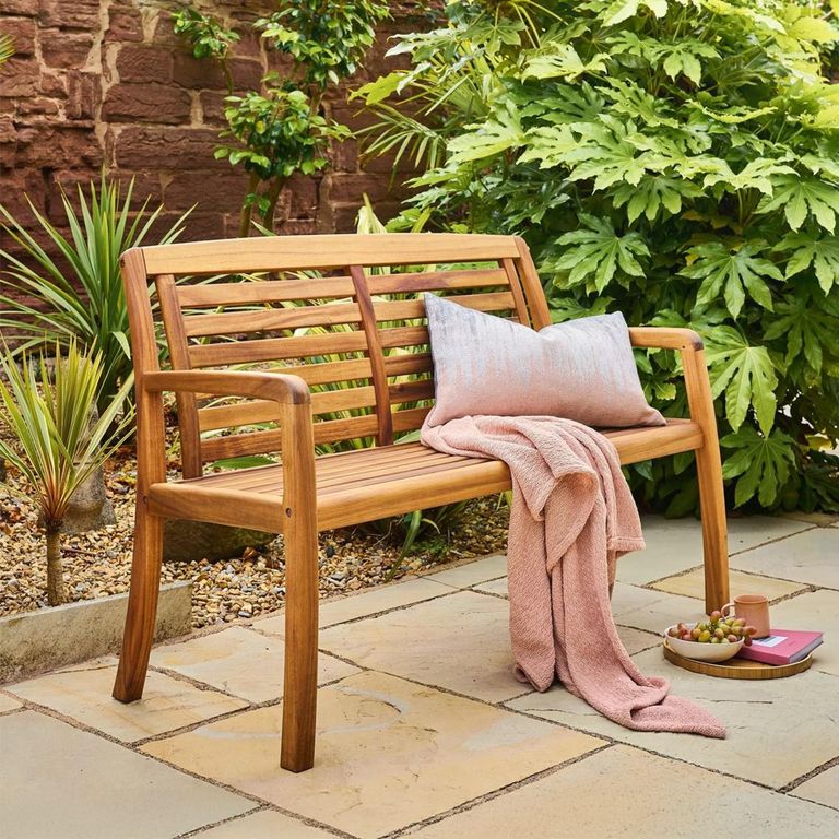 Cotswold Garden Bench - 4ft - Acacia Wood