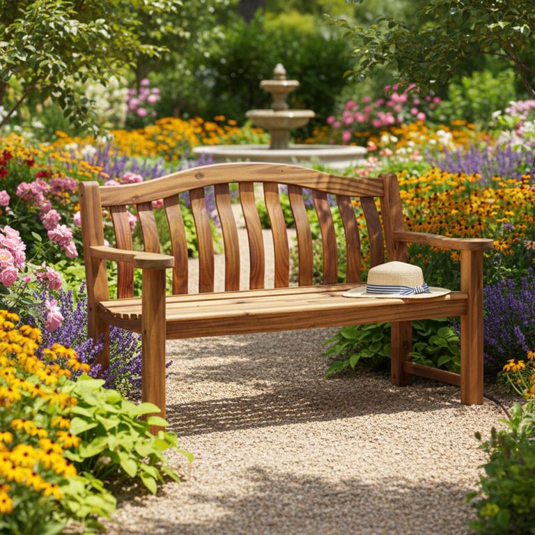 Redcliffe Garden Bench - Turnberry - 5ft - Acacia Wood