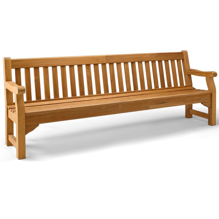Royal Park Garden Bench - 8ft - Teak Wood