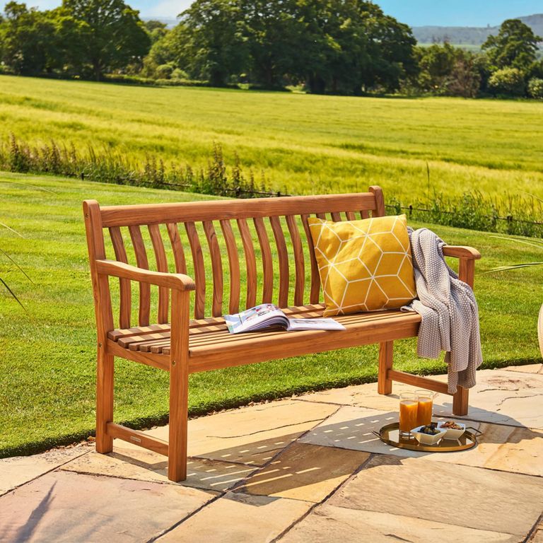 Broadfield Garden Bench - 5ft - Teak Wood