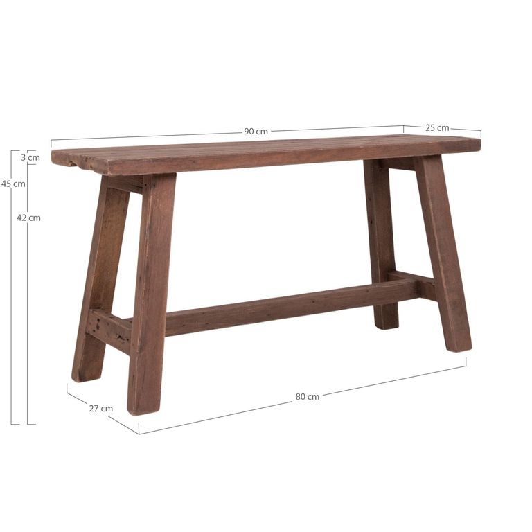 Barcelona Garden Bench - Large - Natural - Teak Wood