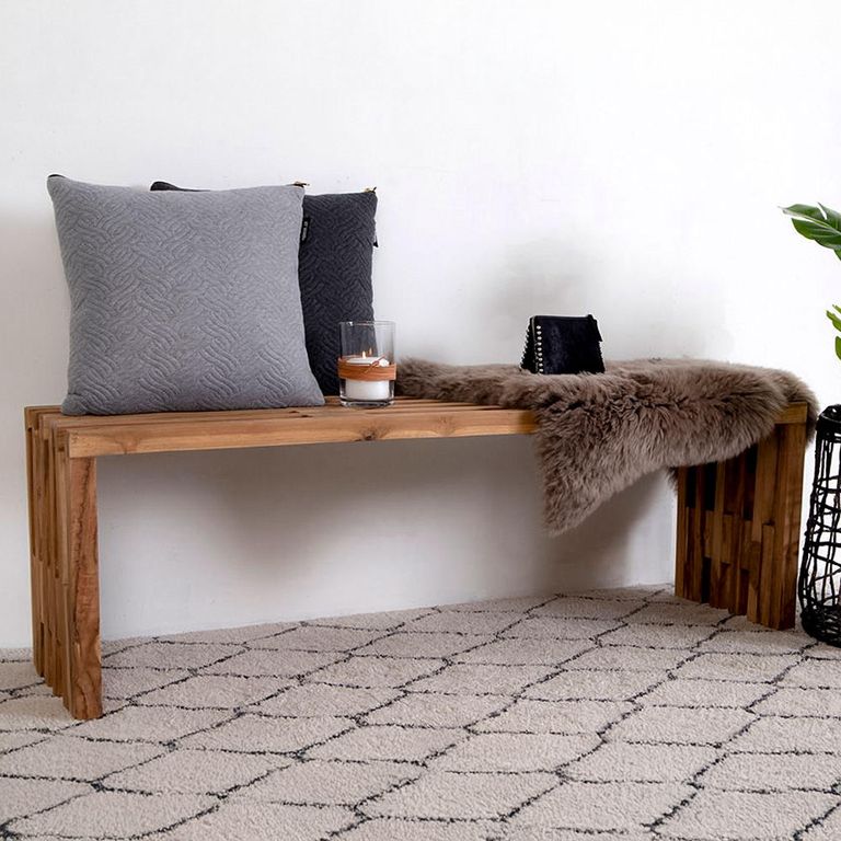 Benidorm Garden Bench - Large - Natural - Teak Wood