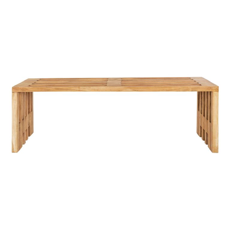 Benidorm Garden Bench - Large - Natural - Teak Wood
