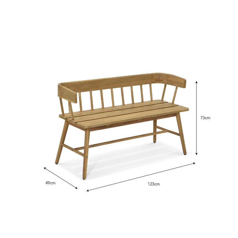 Bramley Outdoor Bench Natural