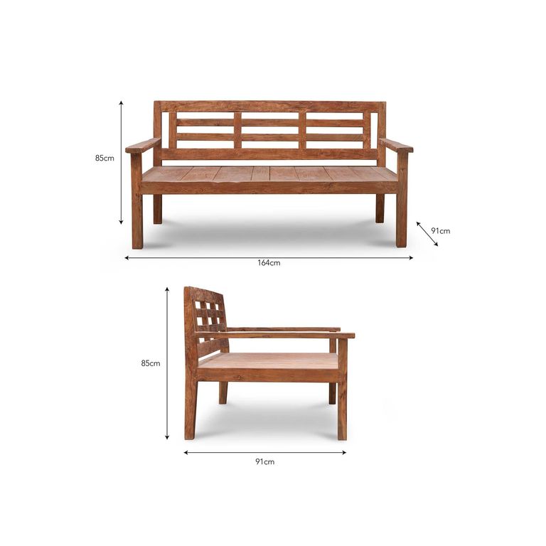 Chastleton Outdoor Large Bench