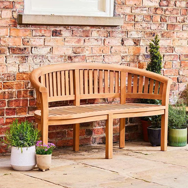 Crummock Outdoor Teak Bench 3 Seater 160cm