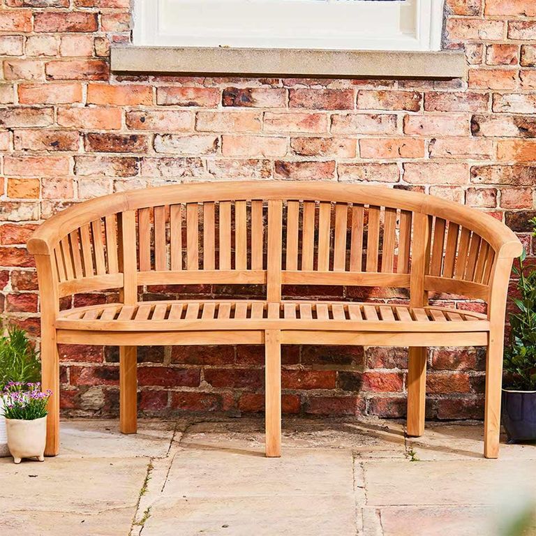 Crummock Outdoor Teak Bench 3 Seater 160cm