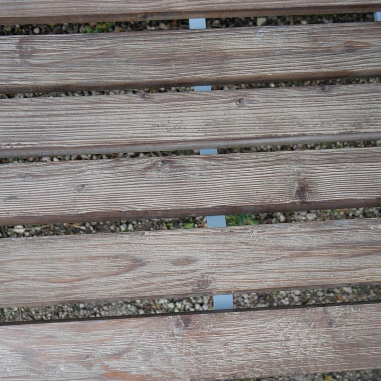 Garden Bench - Lincoln - Antique Grey and Fir Wood