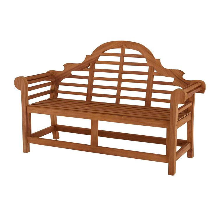 Lutyens Outdoor Teak Bench 3 Seater 165cm